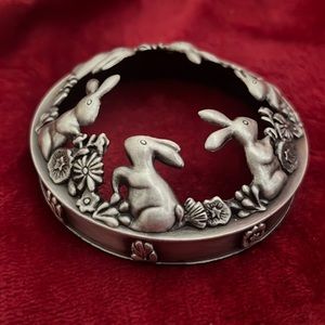 Yankee Candle Illuma Lid Jar Candle Topper for Easter With Bunny Rabbits